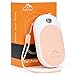 Awroutdoor 15000mAh Calentador de Mano Recargable, Carga Rápida Calentadores de Manos Bolsillo USB, Alta Capacidad Power Bank Calentador de Mano eléctrico de Reutilizable para Esquiar, Caminar