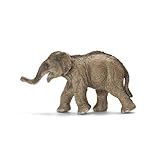 Figura pintada a mano Schleich - Cría de Elefante asiático, Figura (14655)