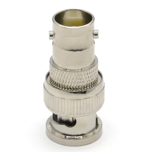 Adaptador BNC Macho a Hembra 4 Piezas miniatura 3