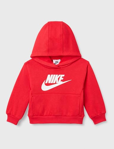 Image of Nike Baby Sportswear Club Fleece Pullover Hoodie and Joggers 2-Piece Outfit Set (Large Swoosh Logo)