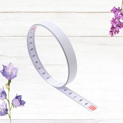 Cabilock cinta métrica adhesiva 2m acero para carpintería miniatura 4