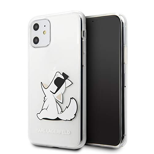 Karl Lagerfeld Coque pour Iphone 11 Choupette Gradient Transparent
