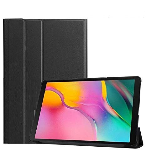 Fitsmart Faux Leather Magnetic Folio Tab Flip Cover Smart Stand Case for Samsung Galaxy Tab S5e SM-T725 - Black (B084P1884F) Amazon Price History, Amazon Price Tracker
