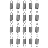 Garneck 20pcs Dual Hook Extension Springs Wire Diameter X Small Tension Springs for Industrial Garage Door Mechanical Repairs and Mop Handle Replacement