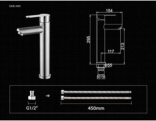 Robinet d'évier anti-corrosion en acier inoxydable monotrou L71103 - 7
