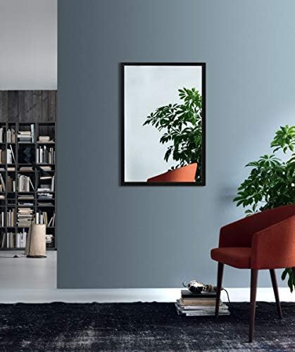 Classic by Casa Chic - Wall Mirror - 90x60 cm (2x3 feet) - Solid Wood - Black