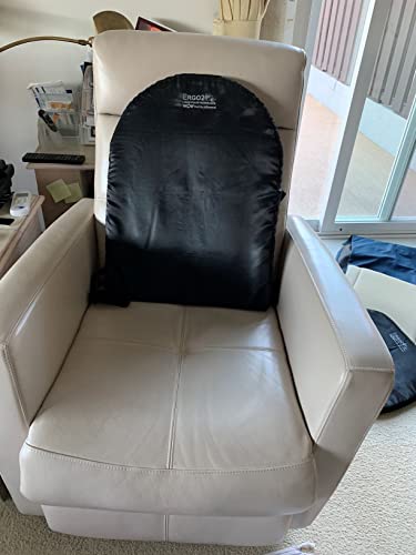 Ergo21 Liquicell Original Seat Cushion & Lumbar Support Pillow For Office Chair, Car, Tailbone Pain - Better Than Gel, Foam, And Air! Liquid-Filled Membranes Improved Blood Flow By 150% #TOP6