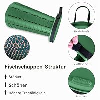 Hesanzol Tragbarer Teleskophocker, einziehbarer Klapphocker für Camping – Ansicht 4