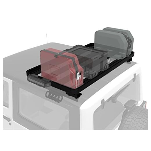 Front Runner Baca de Techo Slimline II 1/2 Extrema para Wrangler JK 2-Puertas (2007-2018)