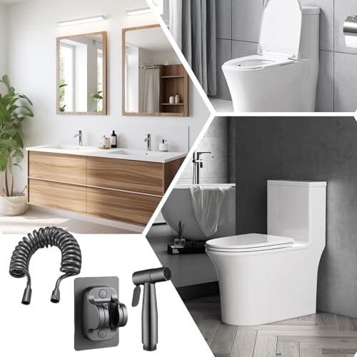 Bidet sprayer lavado bidé flexible conexión impermeable accesorios baño 5