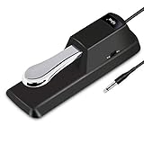 sustain pedal roland keyboard Pedal de pie cromado de alta calidad con capacidades expresivas de medio pedal puede evitar el óxido y la corrosión y durar más tiempo