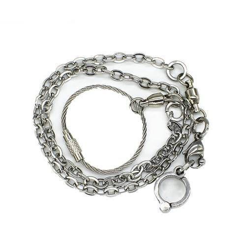 Liery Perroquet Pied en Acier Inoxydable Chaîne Activité D'ouverture pour Cockatiel Cacatoès Soleil Moine Perruche Oiseau Stand Cheville