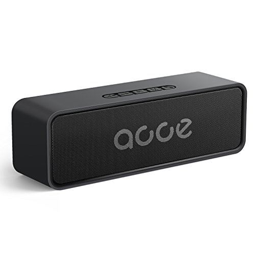 OJA Newest Bluetooth 5.0 Speaker,Portable Wireless Stereo Speaker,Strong Bass 10W Speakerphone with Built-in Mic,24-Hour Playtime,164-328ft,Great for Outdoor/Indoor,Support All Devices (Black)