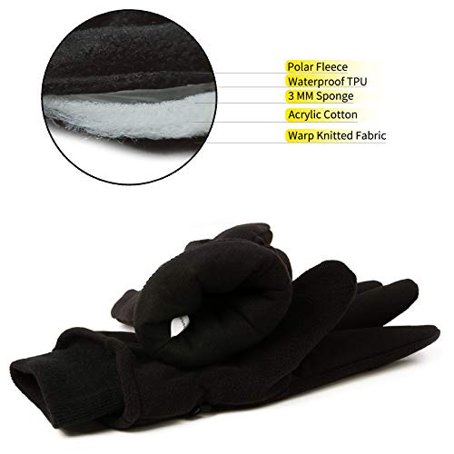Koxly Winter Gloves Waterproof Windproof Insulated Warm Gifts Cycling Running Work Cold Weather For Men Women Mens Womens #TOP2