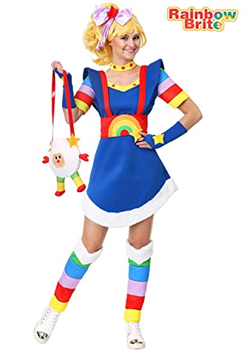 Adult Rainbow Brite Costume Women's Rainbow Brite Costume - M #TOP1