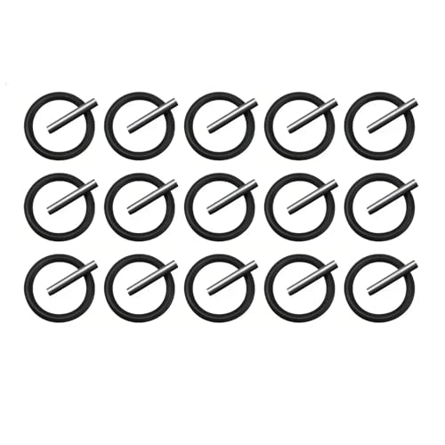 Image of 30Pcs 1/2" Impact Socket Pin O-Ring Kit, Heavy Duty A3 Steel Nitrile Rubber
