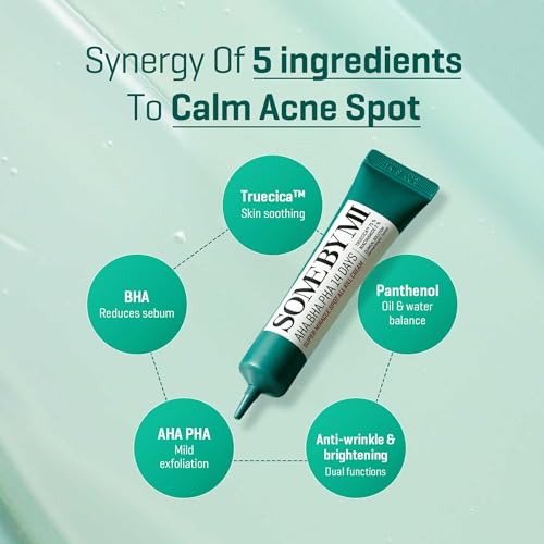 SOME BY MI AHA BHA PHA 14 Days Super Miracle Spot All Kill Cream - 1.01oz, 30ml - Hyaluronic Acid and Centella Face Moisturizer for Troubled Skin Care - Hydrating & Soothing Fomula - Korean Skin Care - Image 7