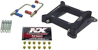 Nitrous Express NX604 50-300 WHP 4150 4-BBL Gemini Twin Stage 6 Plate Conversion