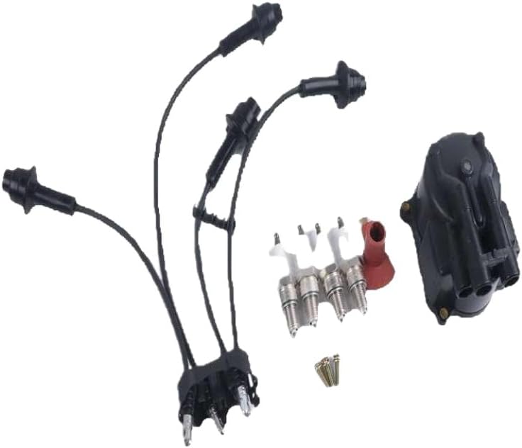 Ignition Tune Up Kit 80919-76106-71X1 19101-76007-71X1 Compatible With 4Y Engine Distributor Assembly