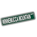 Nevada Mountains Pick Your Mountain Compatible/Replacement for Winnemucca Mountain United States Mountain Aluminum Metal Tin Street Sign Style Home Decor For Man Cave Poker Tavern Game Room