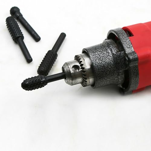 Takelablaze Conjunto de 10 Peças de Brocas Rotativas para Carpintaria com Haste de 1/4