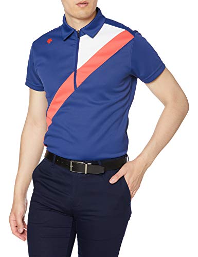 [デサントゴルフ] 半袖シャツ DGMQJA01 メンズ NV00(ネイビー) 日本 L (日本サイズL相当)