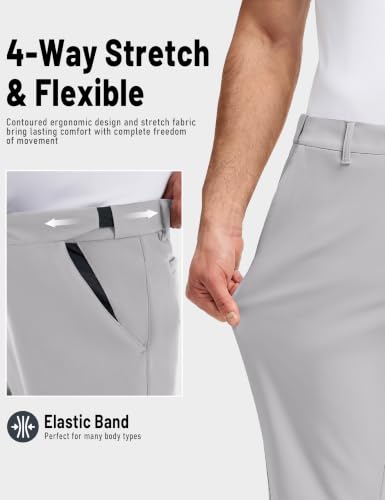 TACVASEN Winter Dress Pants for Men Fleece Lined