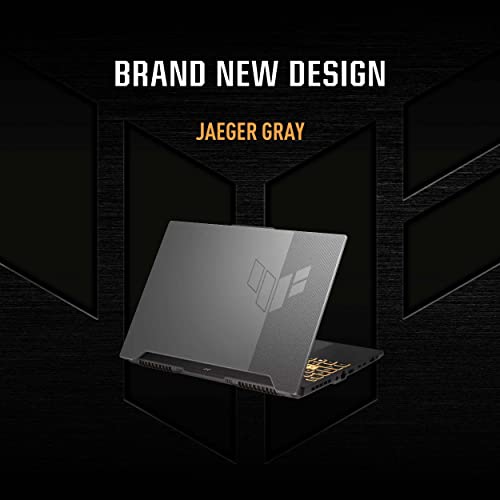 Image of ASUS TUF Gaming A15 (2022), 15.6 inch(39.62 cms) FHD 165Hz, AMD Ryzen 7 6800H, RTX 3060 6GB Graphics, Gaming Laptop (16GB /1 TB SSD /90WHrs Battery /Windows 11 /Office 2021 /Gray /2.2 kg), FA577RM-HQ032WS