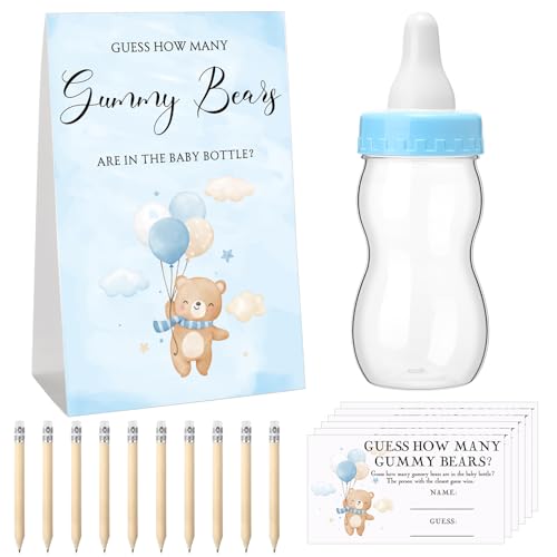 Outus 112 Pcs Baby Shower Games Guess How Many Bears