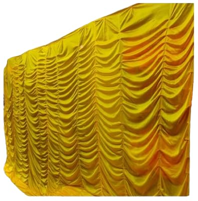 Tent Parda Lycra Perfect for Gatherings Weddings and Garden Parties Stylish Shelter for Unforgettable Occasions (15 * 10 Feet Yellow)