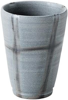 Amazon 備前焼 鈴木美基 青備前 フリーカップ サイズ 8x高さ11cm 2ml タンブラーグラス オンライン通販