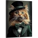 Excellente Idée Cadeau: Un cadeau parfait pour les amoureux des chats, les propriétaires d'animaux ou toute personne qui apprécie les décorations artistiques et originales