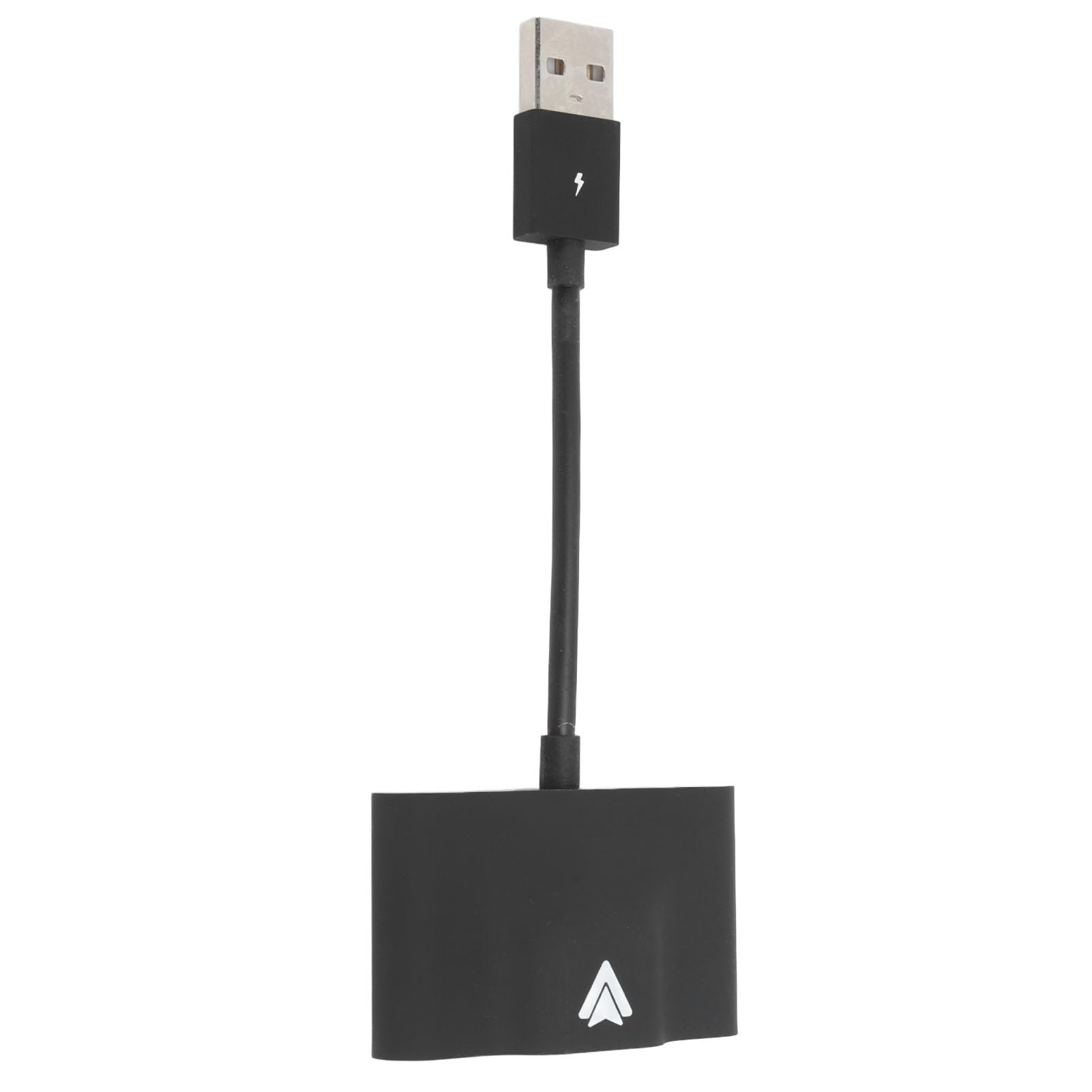POENVFPO Adattatore per auto wireless per Android, chiave per auto USB di tipo C Plug and Play per telefoni con 11 o versioni successive, con connessione automatica (BLACK)