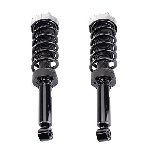 Image of TRQ Rear Shock & Spring Assembly Set Compatible with 2007-2015 Audi 03-18 Porsche 04-17 VW