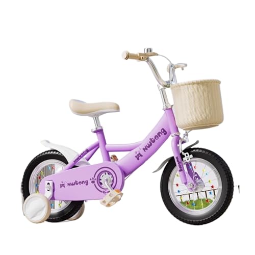 Bicicleta Bicicleta Infantil for niñas de 3 a 10 años, de 12 a 20 Pulgadas, con serpentinas, Timbre y Cesta. correpasillos