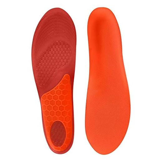 Prottector, Palmilha De Gel Recortável Masculino E Feminino, Laranja (Orange), Único