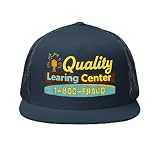 Quality Learing Center Fraud Nick Shirley Retro Rrucker Cap (Navy)