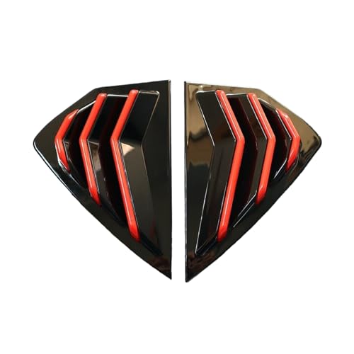 Persianas de ventanas traseras de Mazda 3 Hatchback 2019-2022 con adhesivo negro brillante