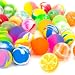 HAKACC Flummies für Kinder 50 Stück, 25mm Bunte Gummibälle Set für Karneval Mitgebsel, Hüpfball Füllung für Geburtstag Ostern Party