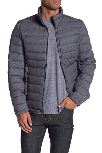 Image of Nautica Men's Reversible Quilted Puffer Jacket -Midweight Mechanical Stretch Winter Coat