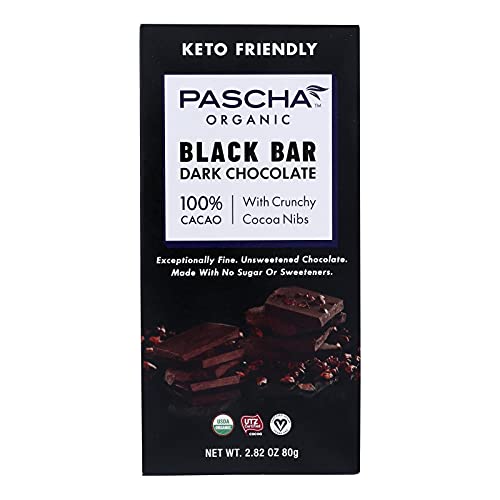 Pascha - Bar Dark Chocolate 100% Nibs - Case of 10-2.82 Oz