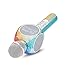 Wireless Express - Sing-Along Bling Bluetooth Karaoke Microphone and Bluetooth Stereo Speaker All-in-One (Rainbow Bling)