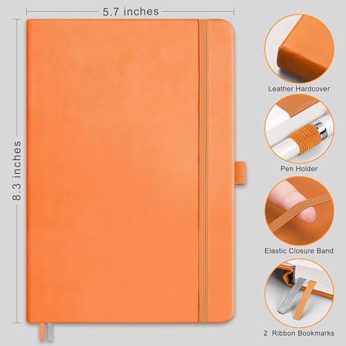 Image of RETTACY Graph Grid Paper Notebook, 192 Pages, A5 Size (5.7'' x 8.3'')