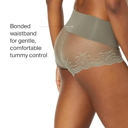 Image of SPANX SPANXsmooth Undie-tectable Lace Hi-Hipster - Comfortable Core Control - Lace Shapewear - No Visible Panty Lines