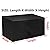 Patio Furniture Covers Waterproof 96 x 48 x 34 Inch Outdoor Patio Table Covers Rectangle Couch Cover Weatherproof Furniture Covering Heavy Duty Anti-UV 96"L x 48"W x 34"H//240x120x85cm