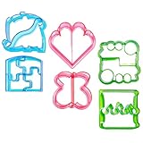 6 Formas De Dibujos Animados, Formas Dulces Y Divertidas, Formas De Sándwich, Cortador De Masa, Herramientas De Cocina.