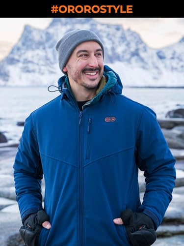 Image of Men's 5-Zone Dual-Control Heated Jacket with Sleeve Heating and Battery