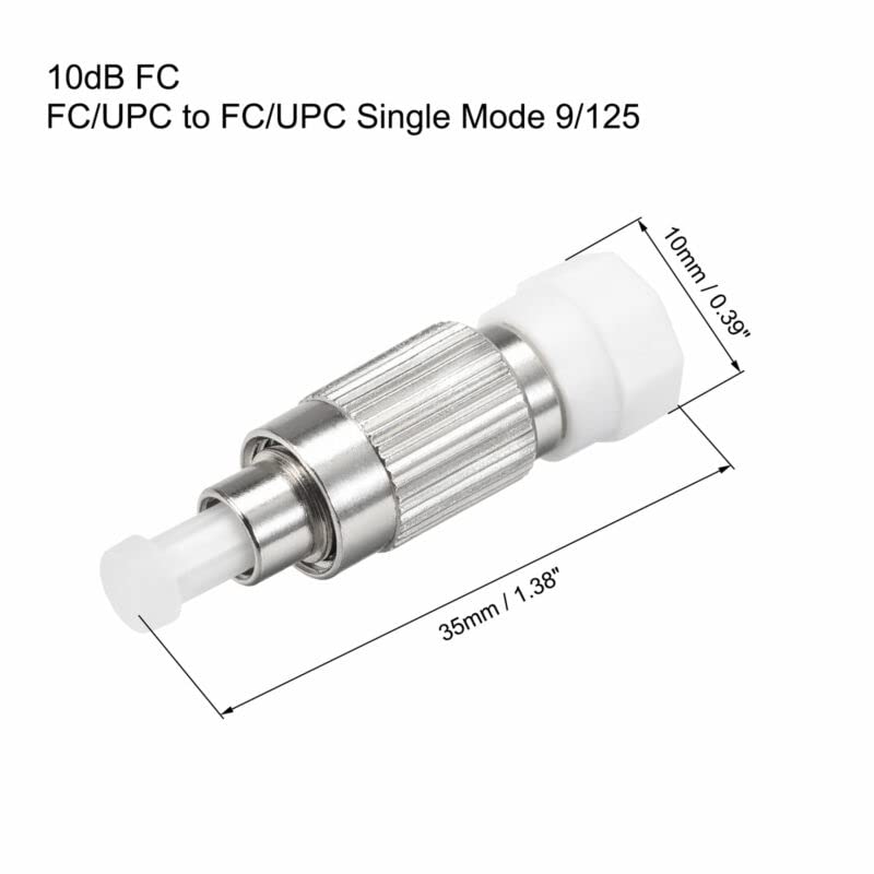Tool parts 10dB FC Fiber Optic Attenuator - FC/UPC To FC/UPC Single Mode 9/125 Adapter