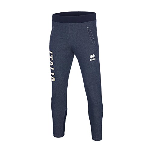 Erreà Pantalon Italie Volleyball (Bleu, S)
