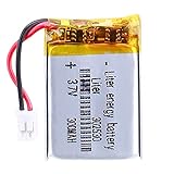 Liter 3.7V 300mAh 302530 Lipo Battery Rechargeable Lithium Polymer ion Battery Pack with JST PH 2.0mm Connector